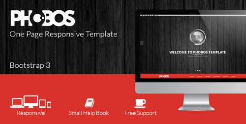 Phobos - One Page Responsive Template