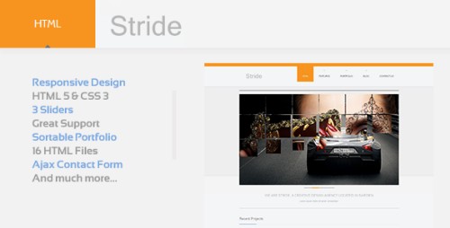 Stride - Responsive HTML5 Template