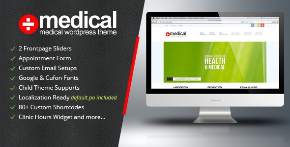 Medical - Premium Wordpress Theme v1.2