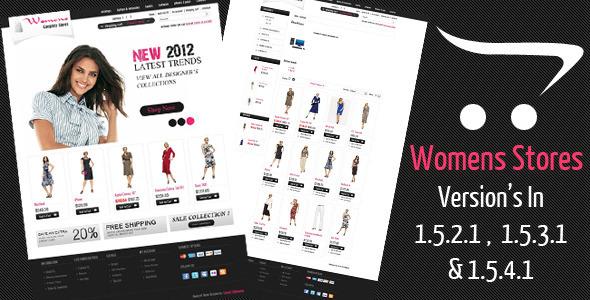 Womens Stores Opencart Theme - Updated