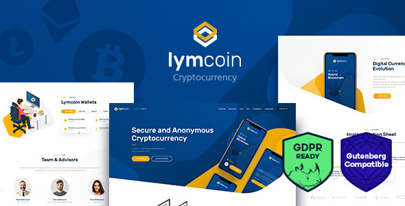 Lymcoin v1.2 - Cryptocurrency & ICO WordPress Theme