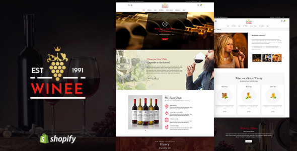 Winee v1.1 - Wine, Winery Shopify Theme