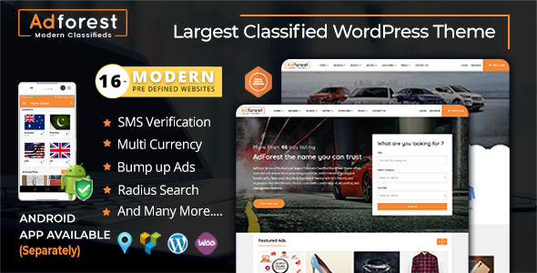 AdForest v3.2.9 - Classified Ads WordPress Theme