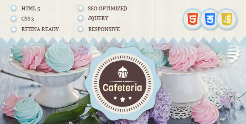 Cafeteria Responsive HTML Template