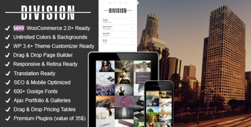 Division v1.0.1 - Fullscreen Portfolio Photography Theme