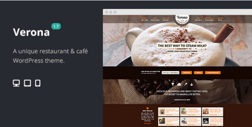 Verona v1.6 Restaurant Cafe Responsive WordPress Theme
