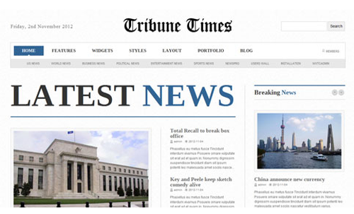Tribune Times Wordpress Theme