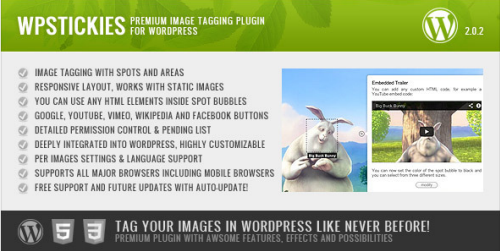 wpStickies v2.0.2 - The Premium Image Tagging Plugin