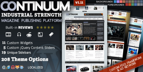 Continuum v1.15 - Magazine WordPress Theme