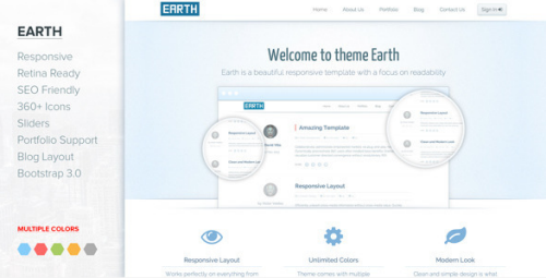 Jupiter - Responsive Clean Bootstrap 3 template