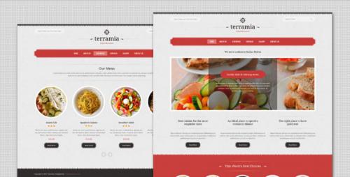 Terramia - Classic Restaurant HTML Template FULL