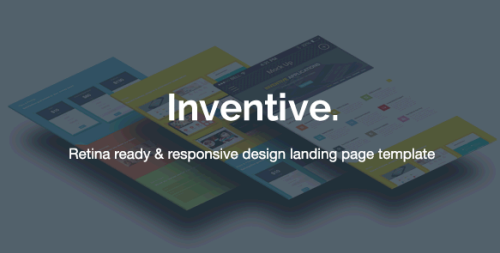 Inventive - Retina Landing Page Template