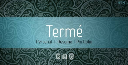 TermÃƒÆ’Ã‚Â© - Responsive Personal Portfolio, Resume