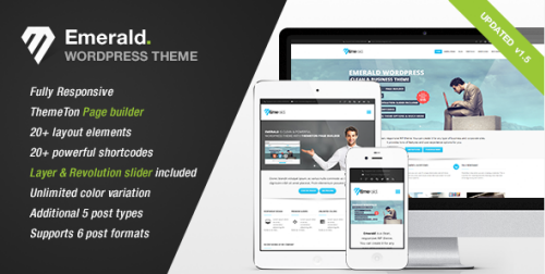 Emerald v1.2 - Modern and Elegant theme for Corporate