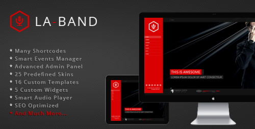 LA-BAND v1.1.3 - Music Band Premium WordPress Theme