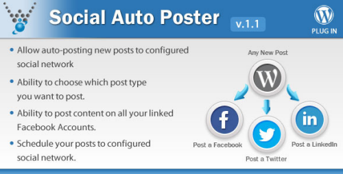 Social Auto Poster - WordPress Plugin V1.1