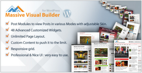 Massive Visual Builder v.1.1.1 - WordPress Page Builder