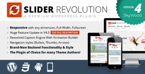 Slider Revolution Responsive WordPress Plugin v4.1.2