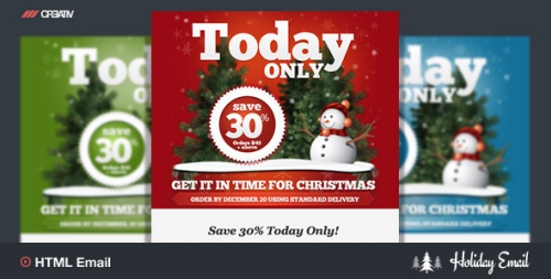 Holiday 4 Responsive Email Template