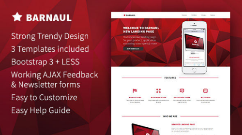 Barnaul - Strong Multipurpose Landing Pages