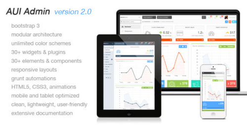 AUI v2.0 - Responsive BS3 Admin Toolkit Template