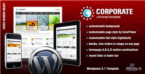Corporate Easy v1.2.6 Wordpress Theme