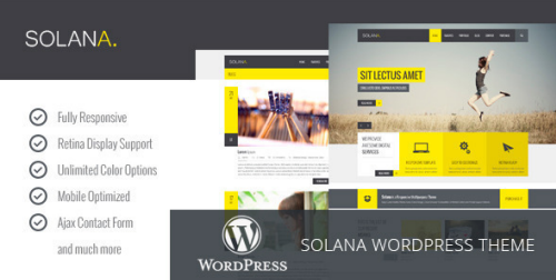Solana - Responsive Multipurpose WordPress Theme