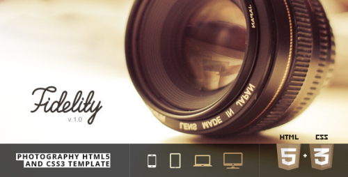 Fidelity - Photography HTML5/CSS3 Template