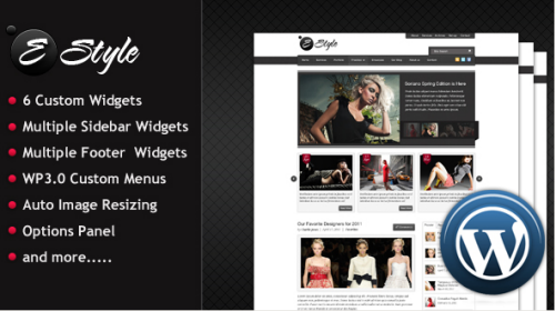 E-Style v1.8 - A Fashion WordPress Theme