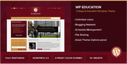 WP Education v1.1 - September 18th, 2013