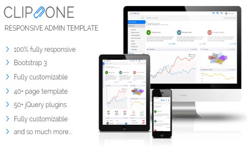 Clip-One - Bootstrap 3 Responsive Admin Template