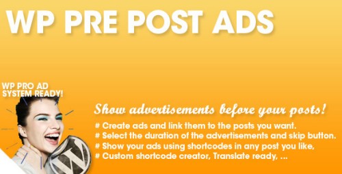 WP Pre Post Advertising v4.0.0 WordPress Plugin