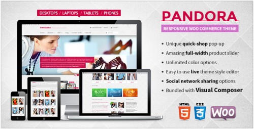 Pandora - Responsive WooCommerce HTML5 Theme