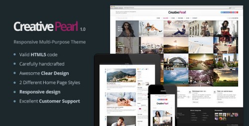 CreativePearl - Photography Responsive Template