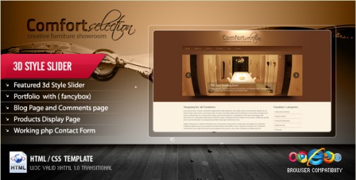 Comfort Selection Furniture HTML Template FULL