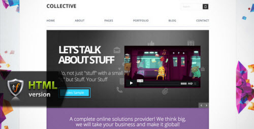 ThemeForest - Collective - Professional HTML Theme