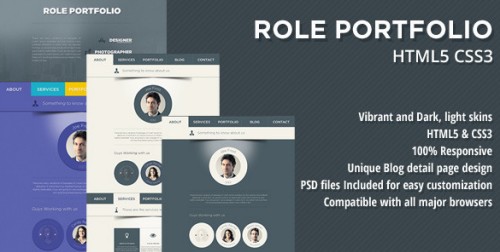 Role - One Page Portfolio