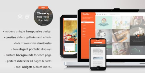 WowWay v1.9.4 - Interactive & Responsive Portfolio Theme