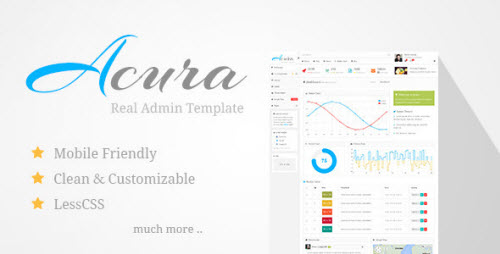 Acura - Real Admin Template