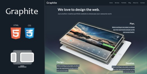 Graphite - Responsive One-page Portfolio Template