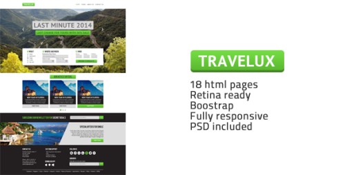 Travelux - Template for Travel or Hotel Business