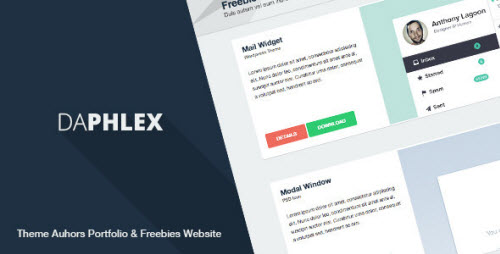 Daphlex - Freebies & Themes Store Website