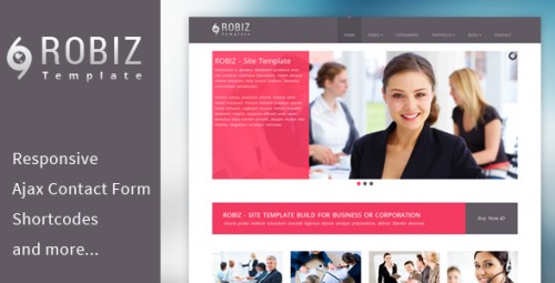 ROBIZ - Responsive Site Template