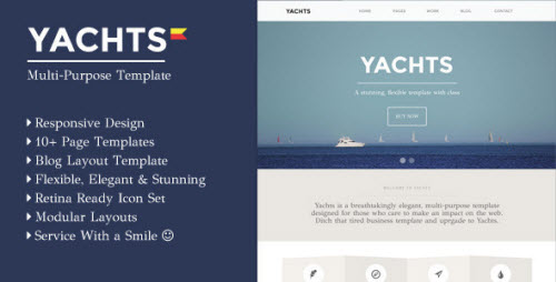 Yachts - Responsive Multi-Purpose Elegant Template