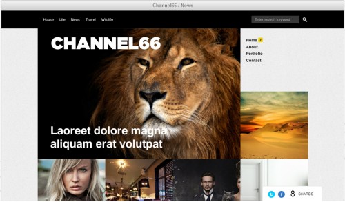 Channel66 v1.2 Business Wordpress Theme
