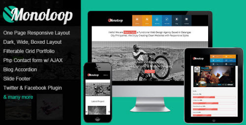 Monoloop - Responsive One Page HTML5 Template
