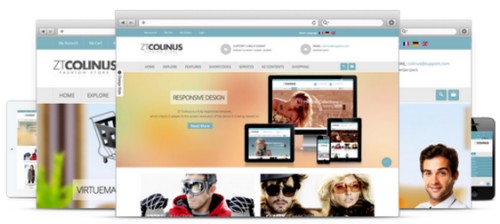 ZT Colinus - Responsive Virtuemart Ecommerce Joomla 2.5 Template