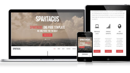 Spartacus - Responsive HTML Template