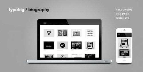 Biography - Responsive One Page Template