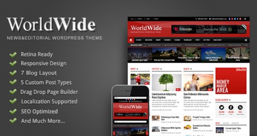 World Wide v1.01 - Responsive Magazine WP Theme